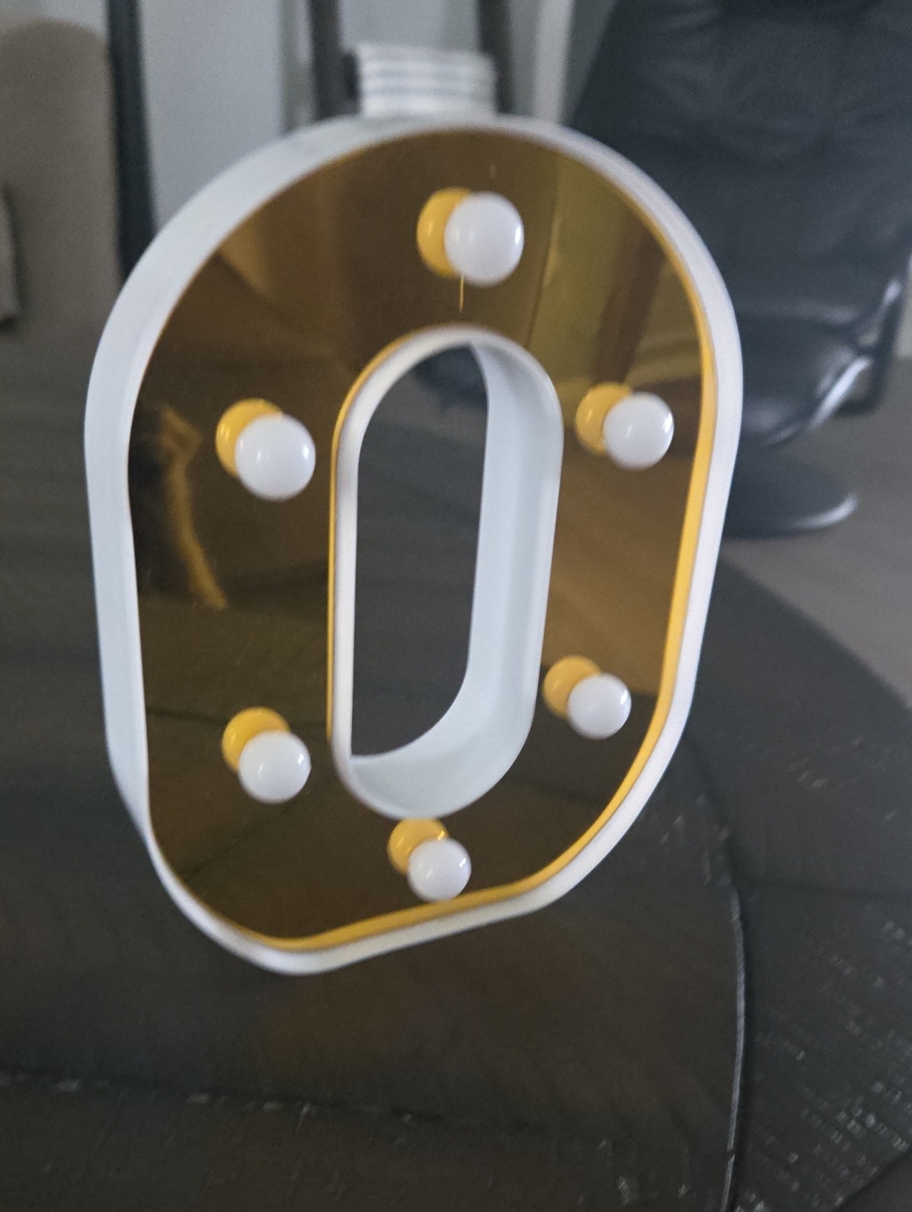 Illuminated Mirror Number 0